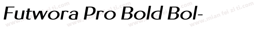 Futwora Pro Bold Bol字体转换
